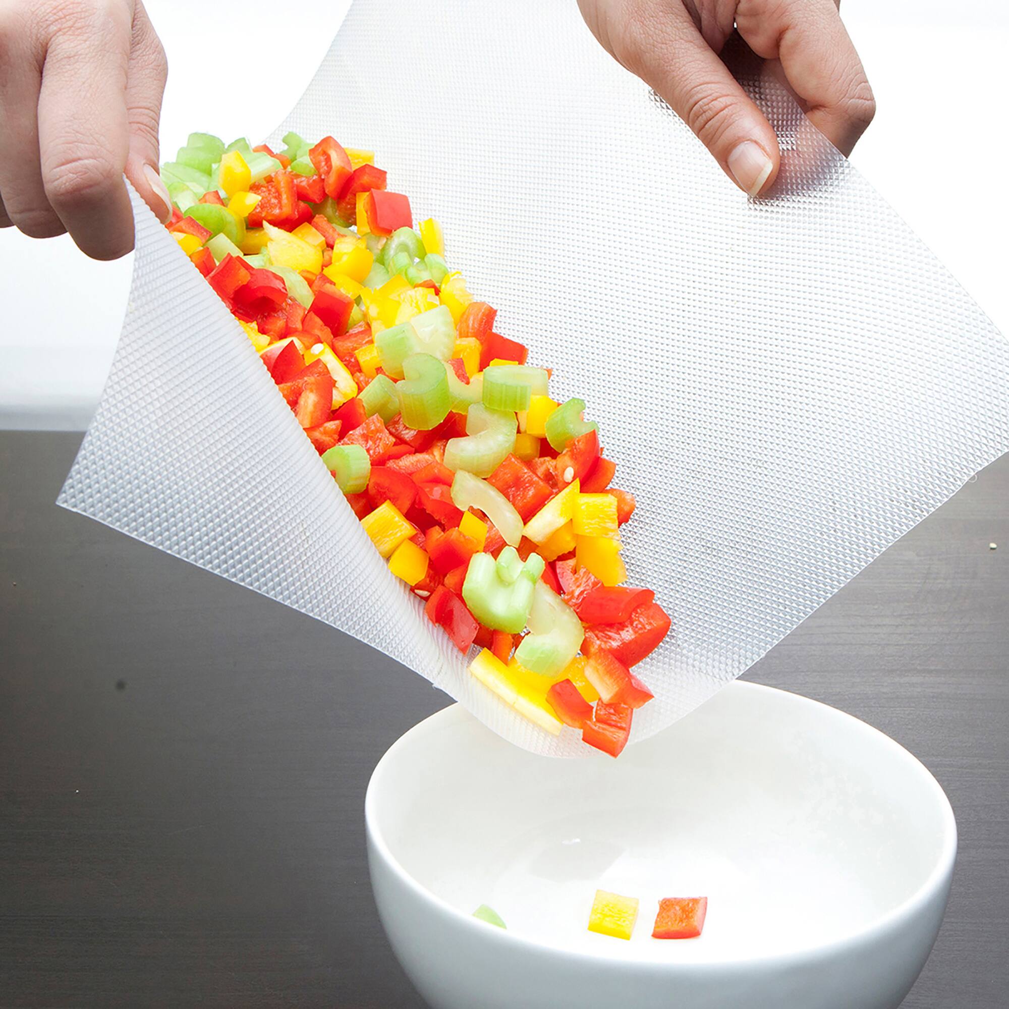 Mind Reader 5-Pack E-Z Board Disposable Plastic Cutting Boards